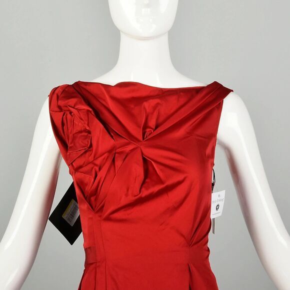 Nina Ricci 2013 RTW Runway Red Sleeveless Valentine Mini Dress Sz. FR38 US6-8 - Picture 3 of 13